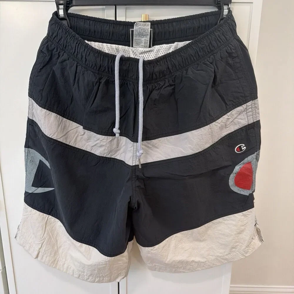 Mens  Champion Swim Trunks Lined Size Extra Large